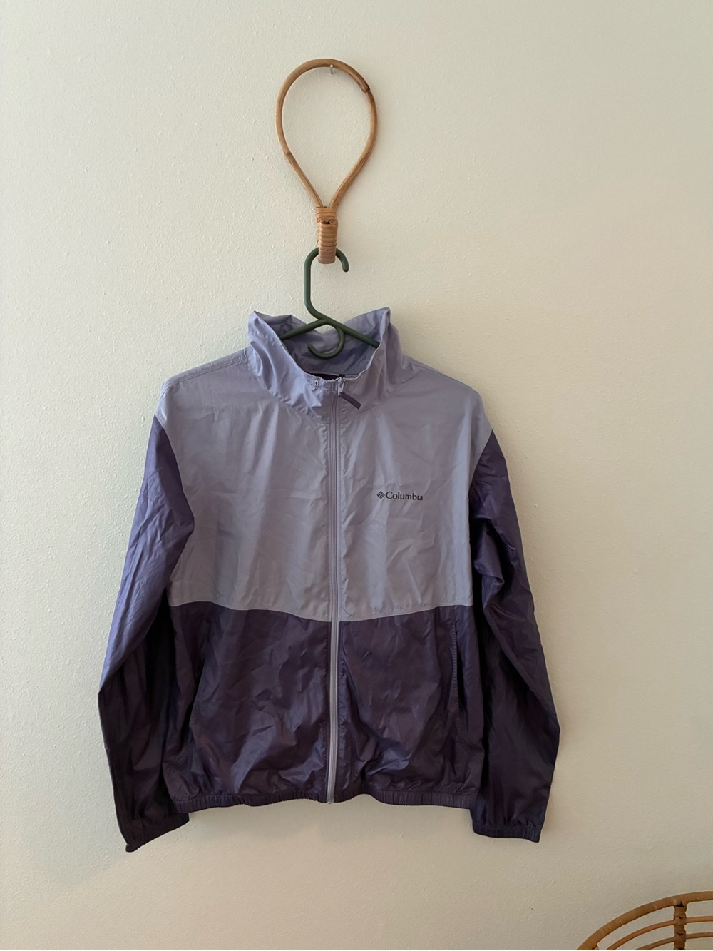 Women’s Columbia Two-Tone Purple Windbreaker